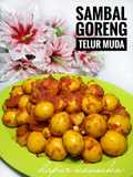 Sambal Goreng Telur Muda