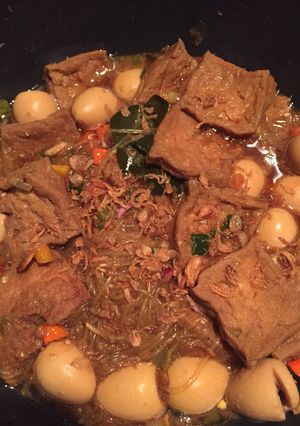 Foto resep Semur tahu,bihun dan telur puyuh