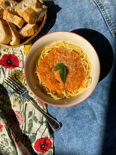 Una foto de Salsa de tomates asados para pasta