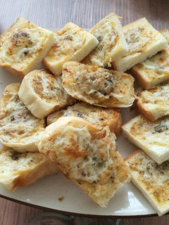 Foto resep Garlic bread with mozzarela