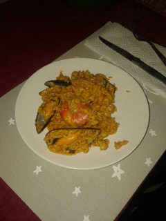 Una foto de Arroz con marisco