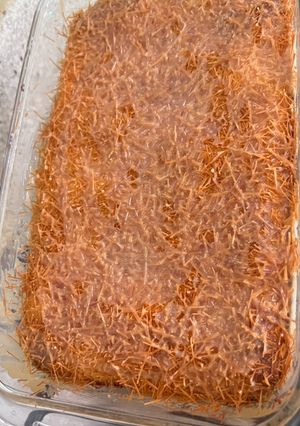 صورة لوصفة بسبوسة بالشعيرية🍽️🤤