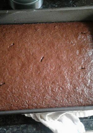 Una foto de Torta Loca de Chocolate