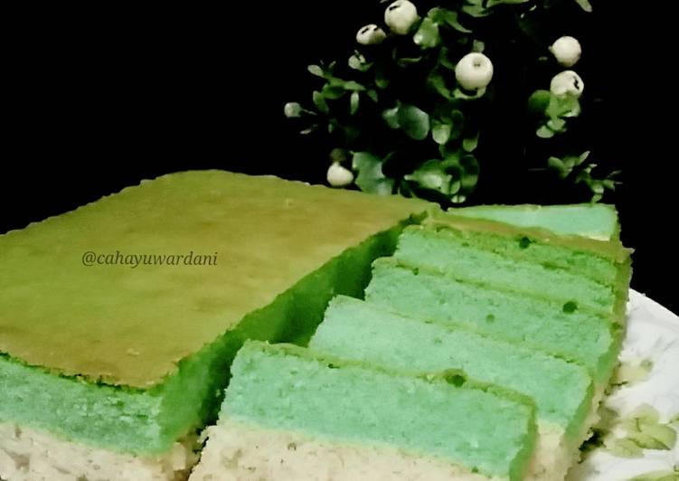 Bolu pisang-pandan