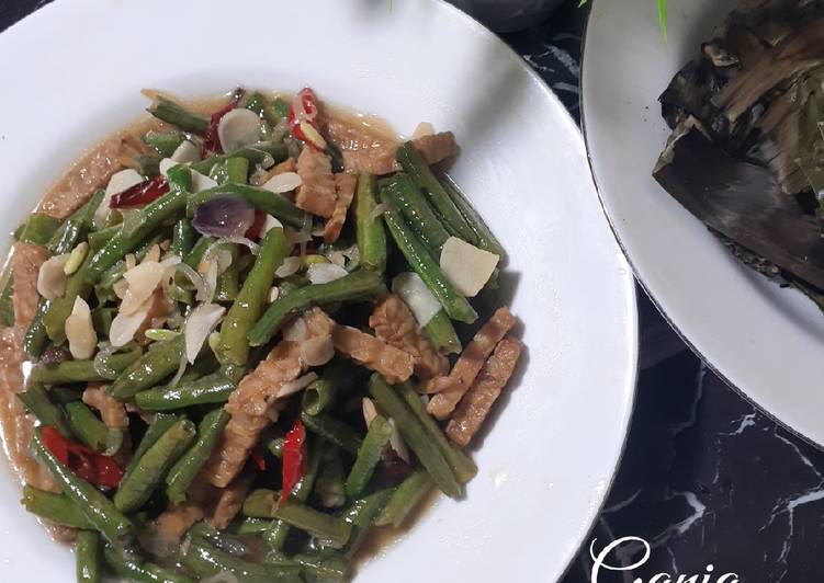 Tumis Tempe Kacang Panjang Tumis Tempe Kacang Panjang