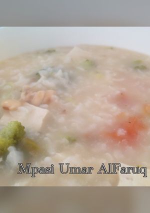 Foto resep Mpasi 9m nasi tim brokoli