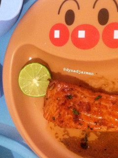 Foto resep Mpasi pan seared salmon / grilled salmon teriyaki