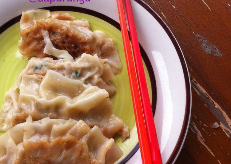 Resep Gyoza Ayam (dengan ayam kampung) yang Lezat Sekali
