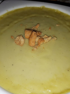 Una foto de Crema de calabacín