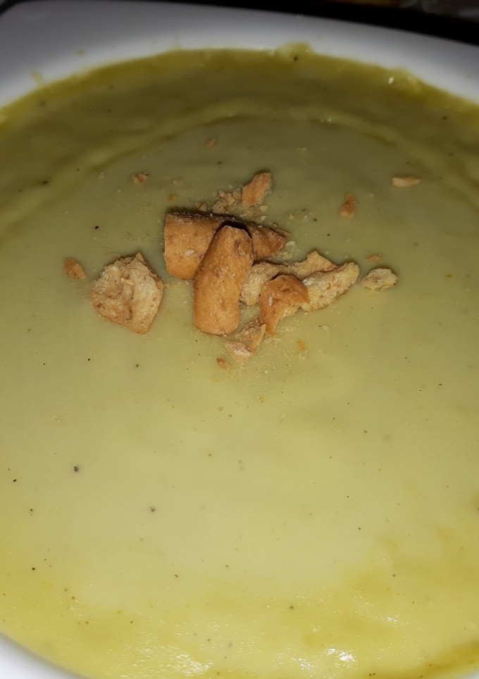 Una foto de Crema de calabacín
