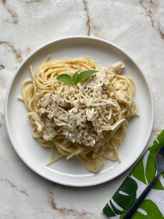 Foto resep Spaghetti Alfredo