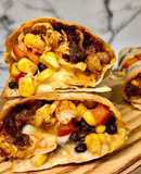 Burritos 🌯 - Mothering Chicken & Beef Baked Burritos 🌯