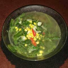รูปของ Sayur bayam jagung manis