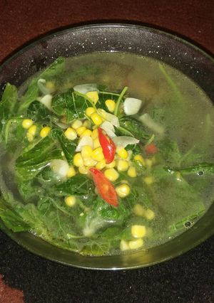Foto resep Sayur bayam jagung manis