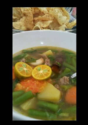 Foto resep Sop Sapi Rempah (tidak bau, daging super lembut)