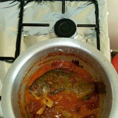 A picture of Fish stew.