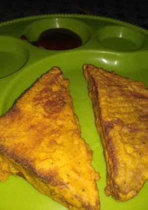 A picture of Bread pakora.