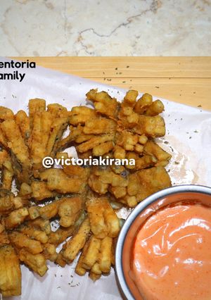 Foto resep Terong Mekar Crispy (Blooming Eggplant)
