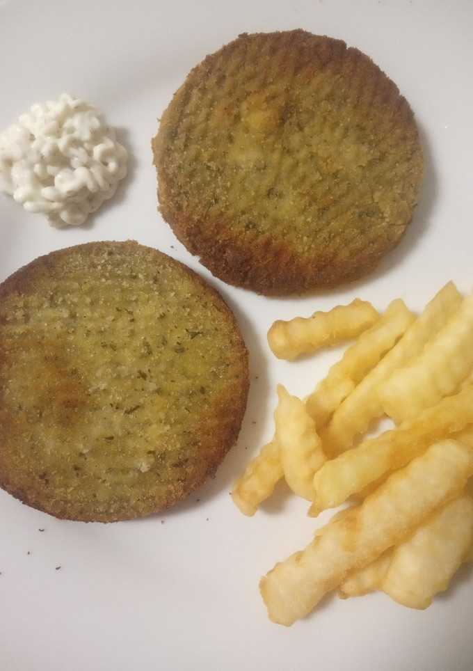 Una foto de Hamburguesas de Brócoli y Zanahoria