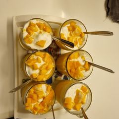 A picture of Mango thick shake.