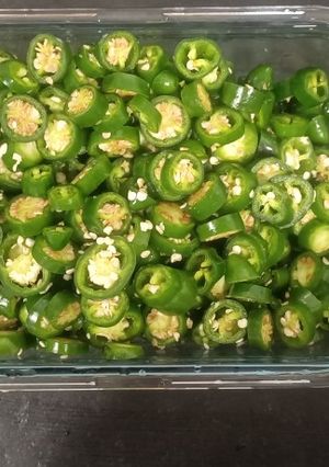Una foto de Conserva de jalapeños