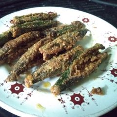 Bharwan bhindi A picture of Bharwan bhindi.