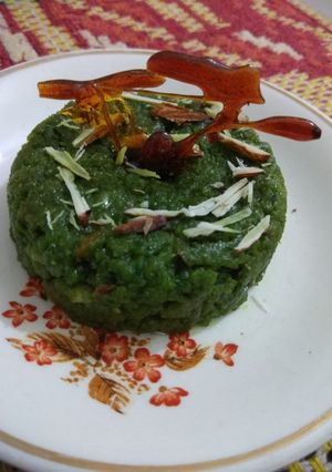 A picture of Hare Chane Ka Halwa.