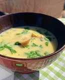 Sopa Thai pollo al coco