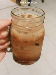 Foto resep Es Kopi Susu Gula Aren - 174kkal