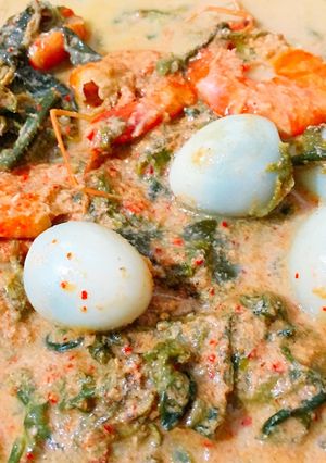 Foto resep Gulai Paku Udang Telur Puyuh