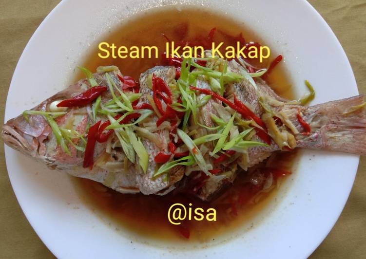 Resep #71 Steam Ikan Kakap Lezat