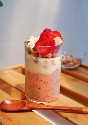 Foto resep Strawberry Overnight Oat’s