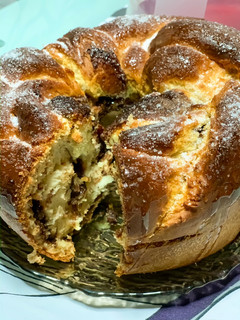 Φωτογραφία της συνταγής Brioche αφράτο σαν τσουρέκι γεμιστό με μερέντα