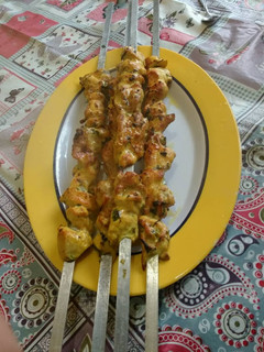عکسی از دستور جوجه کباب با سیر