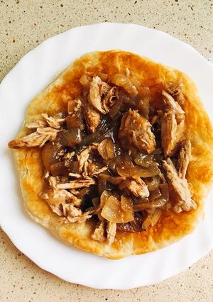 Una foto de Tarta rápida de pollo