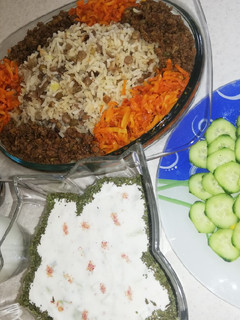 عکسی از دستور عدس پلو با گوشت چرخ کرده