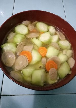 Foto resep Sup bening oyong wortel bakso