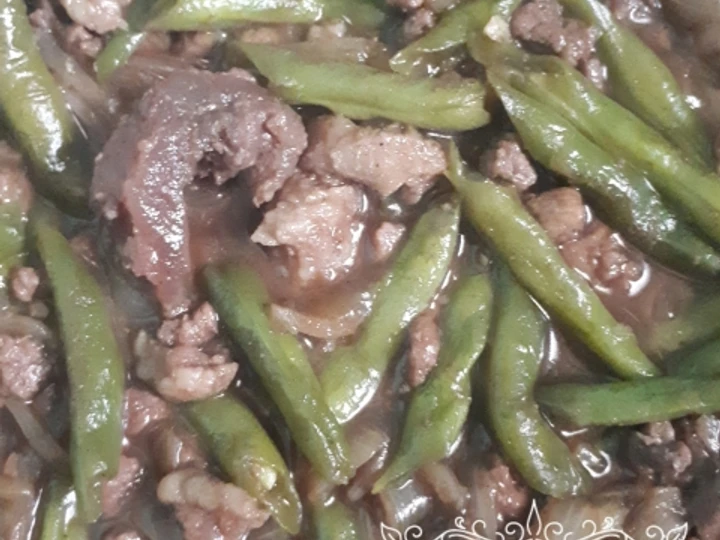 Cara Mudah Membuat Resep  21. Tumis buncis daging yang Lezat Sekali, Sempurna