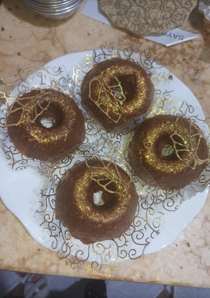 كعيكعات الشوكولاتة بدون حشو