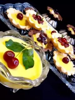 عکسی از دستور تارت ساده و کاکائویی با کرم قنادی