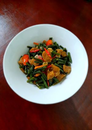 Foto resep Tumis Kacang Panjang Baso