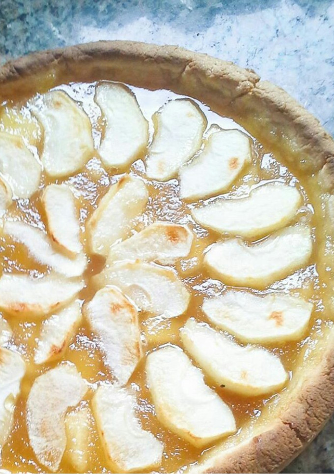 Una foto de Pastel de manzanas (apple pie)