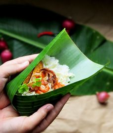 xôi mặn tôm khô