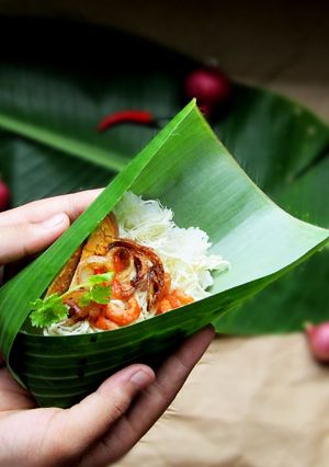 Hình của món Xôi mặn hậu tết.