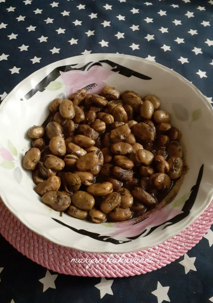 عکسی از دستور باقالی با شوید و رب انار