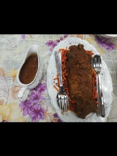 عکسی از دستور 🐑چلو گوشت گردن گوسفندی🐑