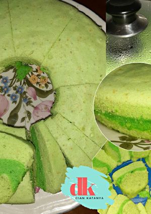 Foto resep Bolu Pandan Kukus (Sederhana)