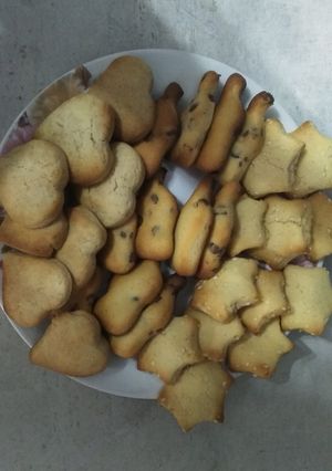 Φωτογραφία της συνταγής Μπισκότα με 3 υλικά