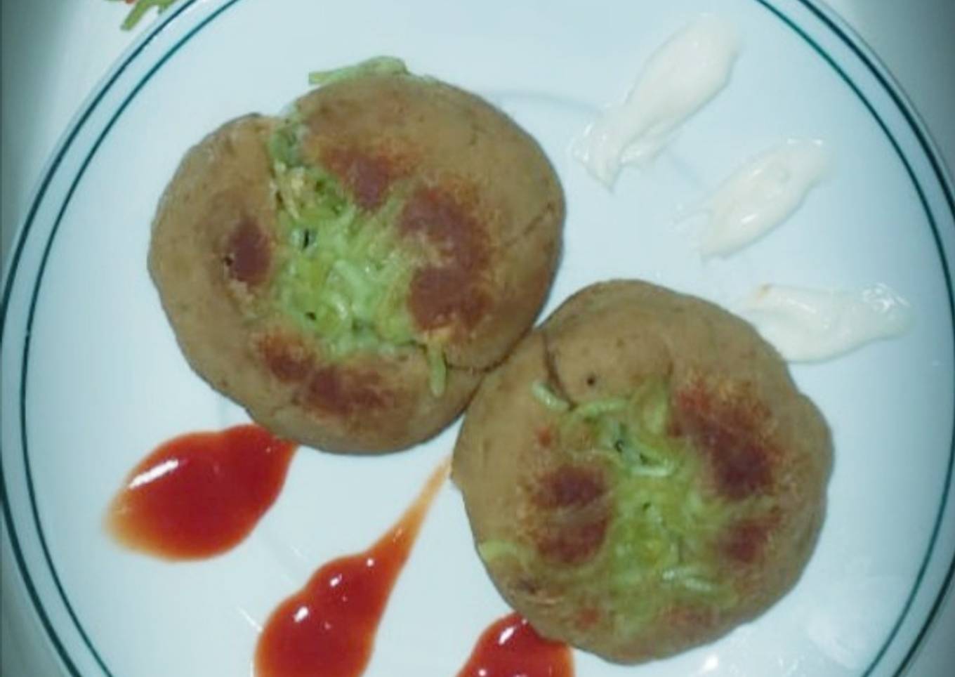 Noodles stuffed Kababs 