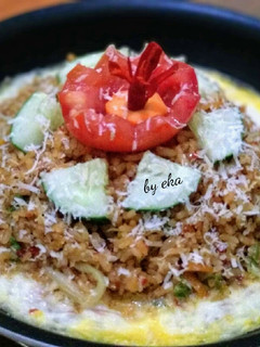 Foto resep Cheesy Fried Rice 💛